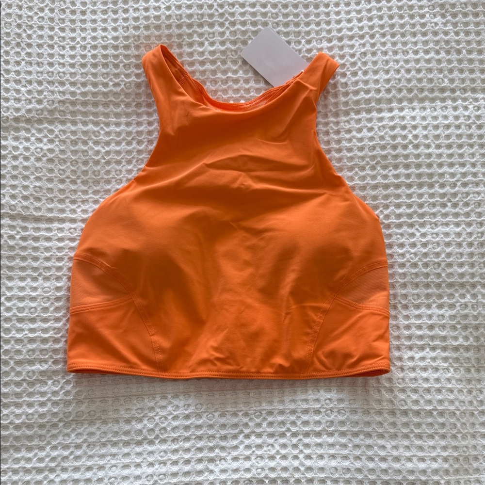Lululemon Athletica Orange Racerback sports bra tank